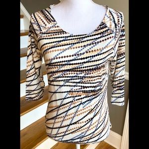 SALE! PECK & PECK PETITE S STRETCH TOP